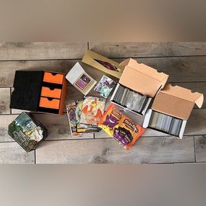 vintage+modern bulk, charizard playing mat + a few extras shoot me an offer